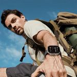 ⁦[3 Pack] Tempered Glass Case for Apple Watch Ultra/Ultra 2 Screen Protector 49mm, Hard PC Face Cover Overall Protection Anti-Scratch Bumper Cases for iWatch 49mm, Black/Clear/Titanium⁩ - الصورة ⁦7⁩