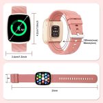 ⁦Children's Smartwatch, Fitness Tracker Watch, 1.75 Inches, Smart Watch with 100+ Sports Modes, Heart Rate, Sleep Monitor, Games, Pedometer, Gift for Boy Girl Ado 5-16 Years – Gold⁩ - الصورة ⁦8⁩