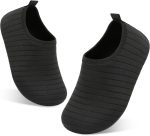 L-RUN Toddler Water Shoes Barefoot Aqua Socks Kids Boys Girls Lightweight Swim Shoes for Beach Pool Surfing Yoga