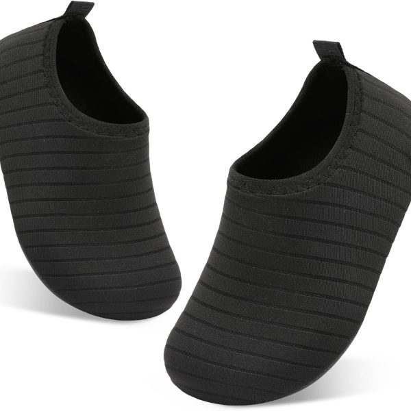 L-RUN Toddler Water Shoes Barefoot Aqua Socks Kids Boys Girls Lightweight Swim Shoes for Beach Pool Surfing Yoga