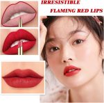 ⁦NALACAL Lip Liner And Lipstick Set,2-in-1 Double Head Matte Cream Lipstick & Lip Liner,Waterproof Sweatproof No Smudge Long-Lasting Moisturizing Smooth Highly Pigmented Makeup Set(Red)⁩ - الصورة ⁦4⁩