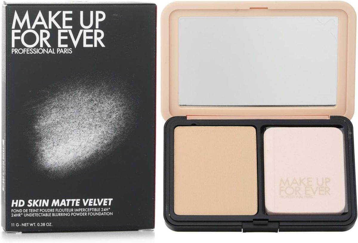 ⁦Make Up For Ever HD Skin Matte Powder Foundation - 1N10 Ivory 11g⁩ - الصورة ⁦5⁩