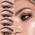 ⁦Azonee 2Pcs 3D Waterproof Microblading Eyebrow Pencil with 4-Fork Tip, Long-Lasting Makeup Fine Stroke Effect, Natural Look Brow Pen (Brown + Black)⁩ - الصورة ⁦6⁩