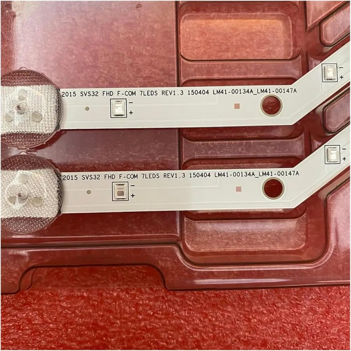 ⁦اضاءة خلفية LED من تيلوج (2) لسام/اس يو ان جي UE32J5270 UE32J5250 UE32J5205 UE32J5200 BN96-36235A 36236A (اللون: قطعتان لتلفزيون واحد)⁩ - الصورة ⁦3⁩