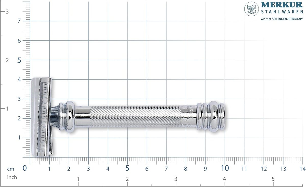 ⁦Merkur Razor Merkur Safety Razor 39c,Chrome⁩ - الصورة ⁦3⁩
