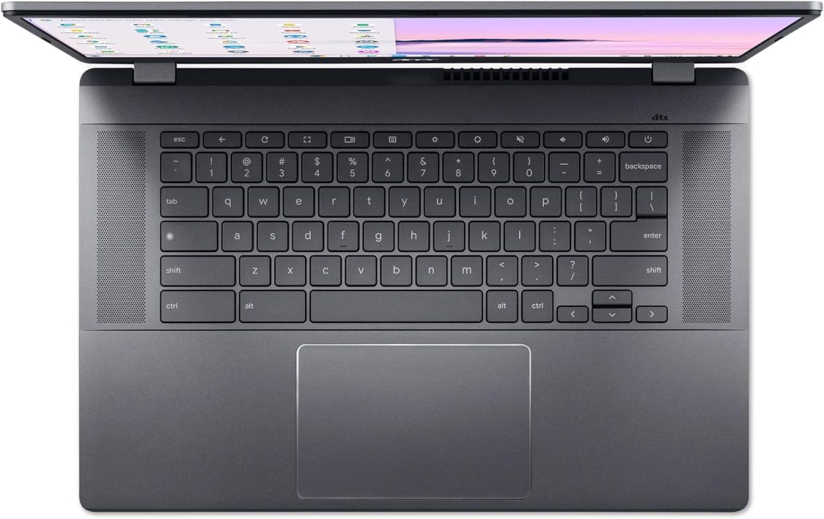 ⁦acer Chromebook Plus 515 Laptop with Google AI – 15.6" Full HD 1920 x 1080 IPS Touch Display | Intel Core i3-1305U | 8GB LPDDR5X | 256GB SSD | Wi-Fi 6E | FHD Camera | Chrome OS | CB515-2HT-33M4⁩ - الصورة ⁦17⁩