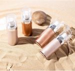 ⁦Face Body Luminizer, Liquid Highlighter Makeup, Shimmer Glow Illuminator, Bronzer Smooth Shine, Waterproof Moisturizing Body Highlighter (03# Bronze Gold)⁩ - الصورة ⁦2⁩