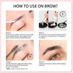 ⁦Eyebrow Tint Kit - Eyebrow and Eyelash Tint - Eye Brow Dye Kit - Lasts 6 Weeks, Waterproof - Fast & Easy to Use, with All Tools - 15ml (Black)⁩ - الصورة ⁦6⁩