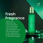 ⁦Colour Me Green - Fragrance for Men - 90ml Eau de Parfum, by Milton-Lloyd⁩ - الصورة ⁦4⁩