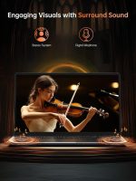 ⁦KAIGERR 2025 Laptop, Laptop with AMD Ryzen 7 5700U (8C/16T, Up to 4.3GHz), 16GB RAM 512GB NVMe SSD Laptop Computer, Radeon RX Vega 8 Graphics, 16.0-inch FHD Display, WiFi 6, 53Wh Battery, Backlit KB⁩ - الصورة ⁦7⁩