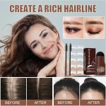 ⁦Eyebrow Stamp Stencil kit，Brow Stamp Kit,One Step Eyebrow Stamp Kit，with 10 Reusable Eyebrow Stencil and 2 Eyebrow Brushes (Black)⁩ - الصورة ⁦3⁩