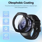 ⁦T Tersely Case and Screen Protector for Huawei Watch 5 46mm, All-around Anti Scratch Shockproof Protective Hard PC Full Cover Tempered Glass Compatible with Huawei Watch 5 (Black)⁩ - الصورة ⁦2⁩
