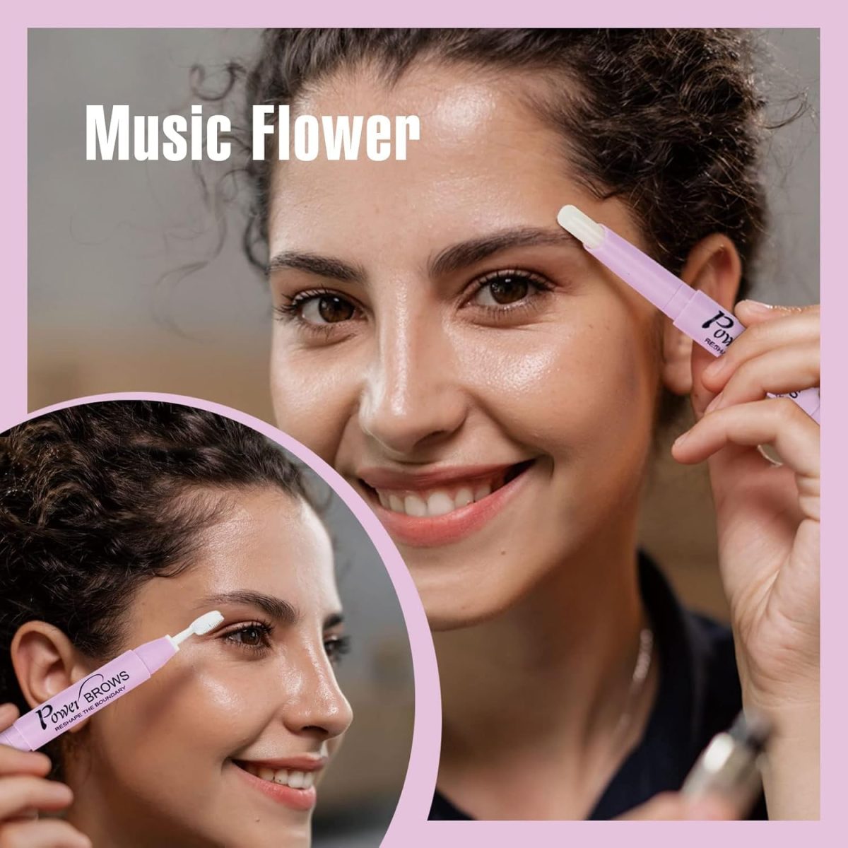 ⁦NALACAL Eyebrow Wax, Clear Waterproof Long Lasting Eyebrow Wax Pen for Feathered Fluffy Brow Shaping Styling Makeup Pencil⁩ - الصورة ⁦7⁩