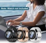 ⁦No Gap Stainless Steel Strap Compatible with Samsumg Galaxy Watch 7/6/5/4/FE 40mm 44mm, Quick Release Metal Straps for Galaxy Watch 6 Classic 43mm 47mm Replacement Band⁩ - الصورة ⁦7⁩