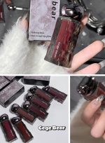 ⁦L&Wen Lip Gloss, Mirror Glossy Ultra Hydrating Long Lasting Nonstick Cup Moisturizing High Pigmented Liquid Lipstick, Plump Lips and Improve Complexion Red/Brown 06#⁩ - الصورة ⁦4⁩