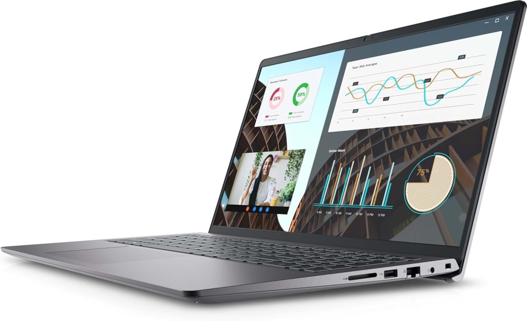 Dell Vostro 3530 Laptop (2023) | 15.6" 1920x1080 FHD | Core i7-1355U - 512GB SSD Hard Drive - 16GB RAM | 10 cores @ 5 GHz No OS Black