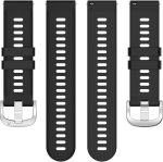 ⁦MOTONG For Garmin Forerunner 265S Replacement Band 18mm Replacement Wrist Watch Strap Band For Garmin Forerunner 265S/255S/255S Music(Silicone Black)⁩ - الصورة ⁦3⁩