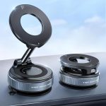 Magnetic Car Phone Holder for Dashboard – Universal 360° Rotation Mobile Phone Mount with Extra Strong Magnet – Hands-Free Secure Grip Stable and Compact Car Phone Stand Compatible with All Smartphone