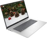 ⁦HP 17.3" 1920 x 1080 (Full HD) Laptop, AMD Ryzen 5 7430U(6 core), AMD Radeon Graphics, 16GB DDR4 RAM, 512GB SSD, HDMI, Wi-Fi 6, Bluetooth, Windows 11 S, Natural Silver, EAT 64GB USB Flash Drive⁩ - الصورة ⁦9⁩
