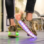 ⁦Nsasy Kids Roller Shoes Boy Girl Sneakers with Wheels Become Sport Sneaker with Led for Christmas Birthday Children Show Gift⁩ - الصورة ⁦8⁩