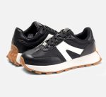 ⁦LUCKY STEP Women's Platform Fashion Sneakers Retro Classic Trainers Casual Lace-up Stylish Tennis Running Walking Shoes⁩ - الصورة ⁦5⁩