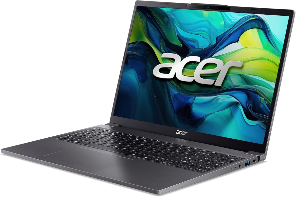 ⁦Acer Aspire Go 15 AI Ready Laptop | 15.3" WUXGA (1920 x 1200) IPS Display | Intel Core i7-1255U | Intel Iris Xe Graphics | 16GB DDR5 | 512GB PCIe Gen4 SSD | Wi-Fi 6 | Windows 11 Home | AG15-51P-79LC⁩ - الصورة ⁦4⁩