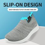 ⁦D.D.Star Kids Shoes Slip on Lightweight Children Running Sneakers Boys and Girls Shoes Breathable Sports Shoes Size 25 to 38.⁩ - الصورة ⁦4⁩