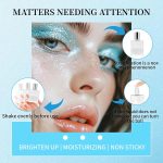 ⁦NALACAL Luxurious Roll-On Liquid Highlighter, Waterproof and Quick-Drying Shimmer Makeup for Face and Eyes, Long-Lasting Moisturizing Glitter Illuminator, Non-Greasy with Multiple Uses⁩ - الصورة ⁦5⁩