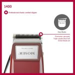 ⁦Moser 1400-0150, Professional Corded Hair Clipper, Burgandy (Pack of 1)⁩ - الصورة ⁦2⁩