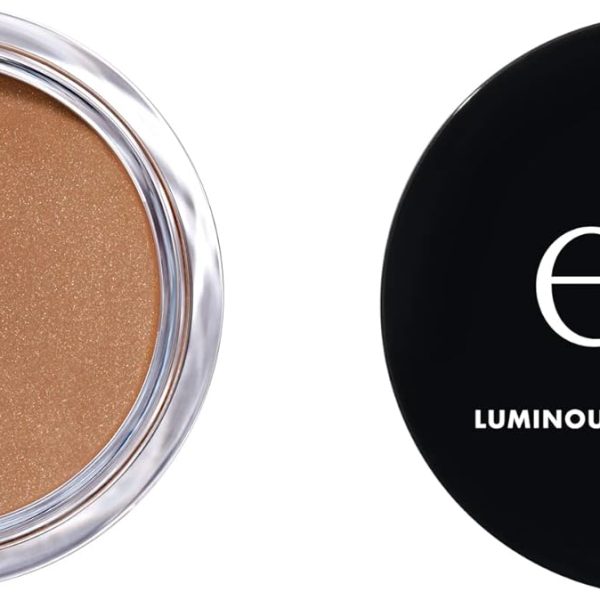 e.l.f. Luminous Putty Bronzer, Lightweight Putty-to-Powder Bronzer For A Radiant, Glowing Finish, Highly Pigmented, Vegan & Cruelty-Free, Sun Chaser