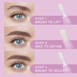⁦NALACAL Eyebrow Wax, Clear Waterproof Long Lasting Eyebrow Wax Pen for Feathered Fluffy Brow Shaping Styling Makeup Pencil⁩ - الصورة ⁦6⁩