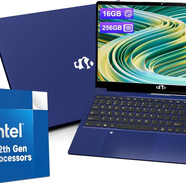 15.6-FHD-Laptop Student-Laptop, 16GB RAM 1TB SSD, Intel Pentium Quad-Core N100 Processor (Up to 3.4GHz) Backlit Keyboard Fingerprint WiFi 6 BT5.2 Business-Laptop, 2 Years Warranty Windows 12 Laptop
