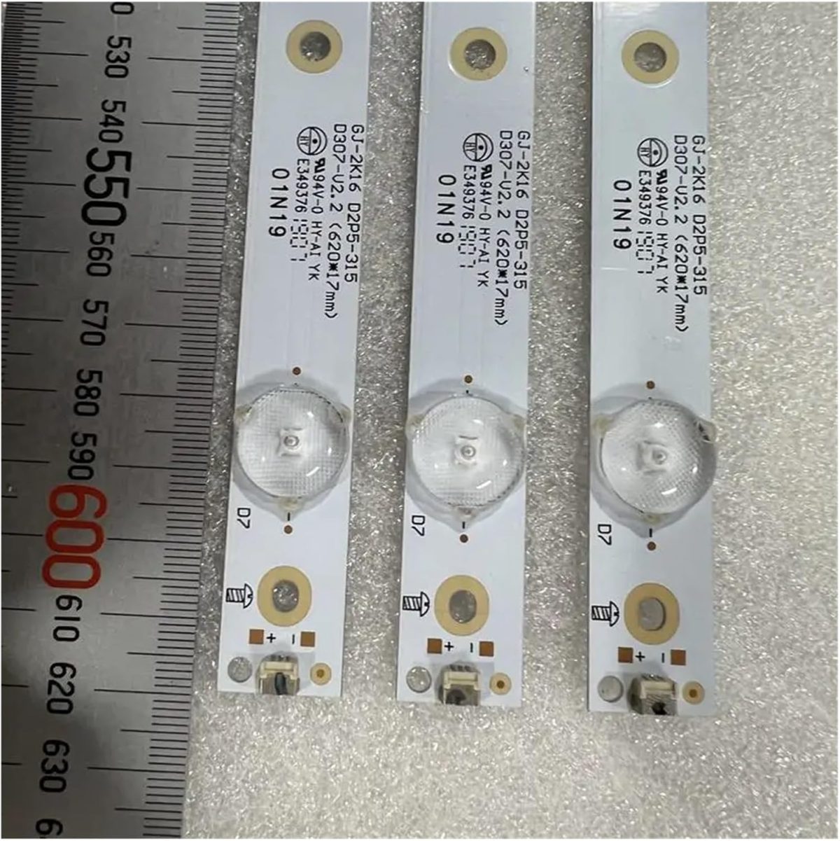 ⁦TILLOJJ LED Backlight Strip for L/G 32LJ590U-ZA 32LH500B For So/n.y for K.DL-32R330D 32PHS5301 32PFS5501 32LH500D 32PHT4131/12 01P26 01N18 01N19 (Color : 15pcs For 5 TV)⁩ - الصورة ⁦2⁩