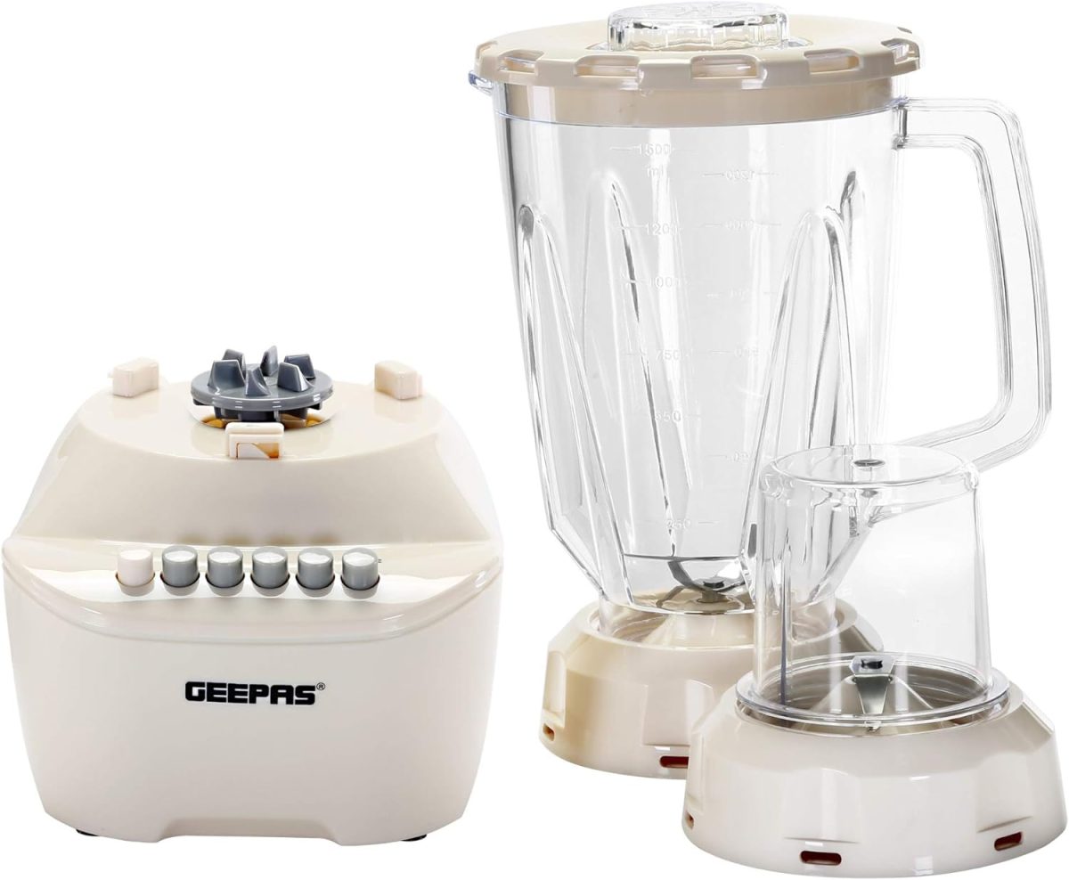 Geepas Blender - Gsb5362, Mixed Material - White