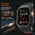 ⁦Spigen Lite Fit Pro designed for Apple Watch Ultra 2 / Apple Watch Ultra 49mm Case with Band - Matte Black⁩ - الصورة ⁦5⁩
