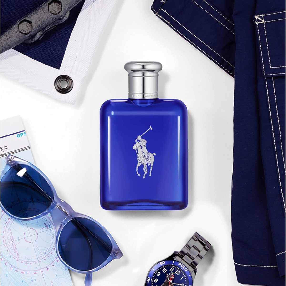 ⁦Ralph Lauren Polo Blue for Men Eau de Toilette 125ml⁩ - الصورة ⁦5⁩