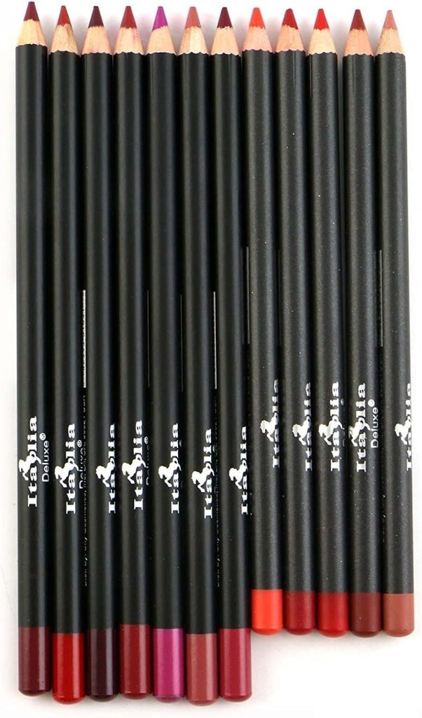 Italia Deluxe 12pc Ultra Fine Lip Liner set of 12 color