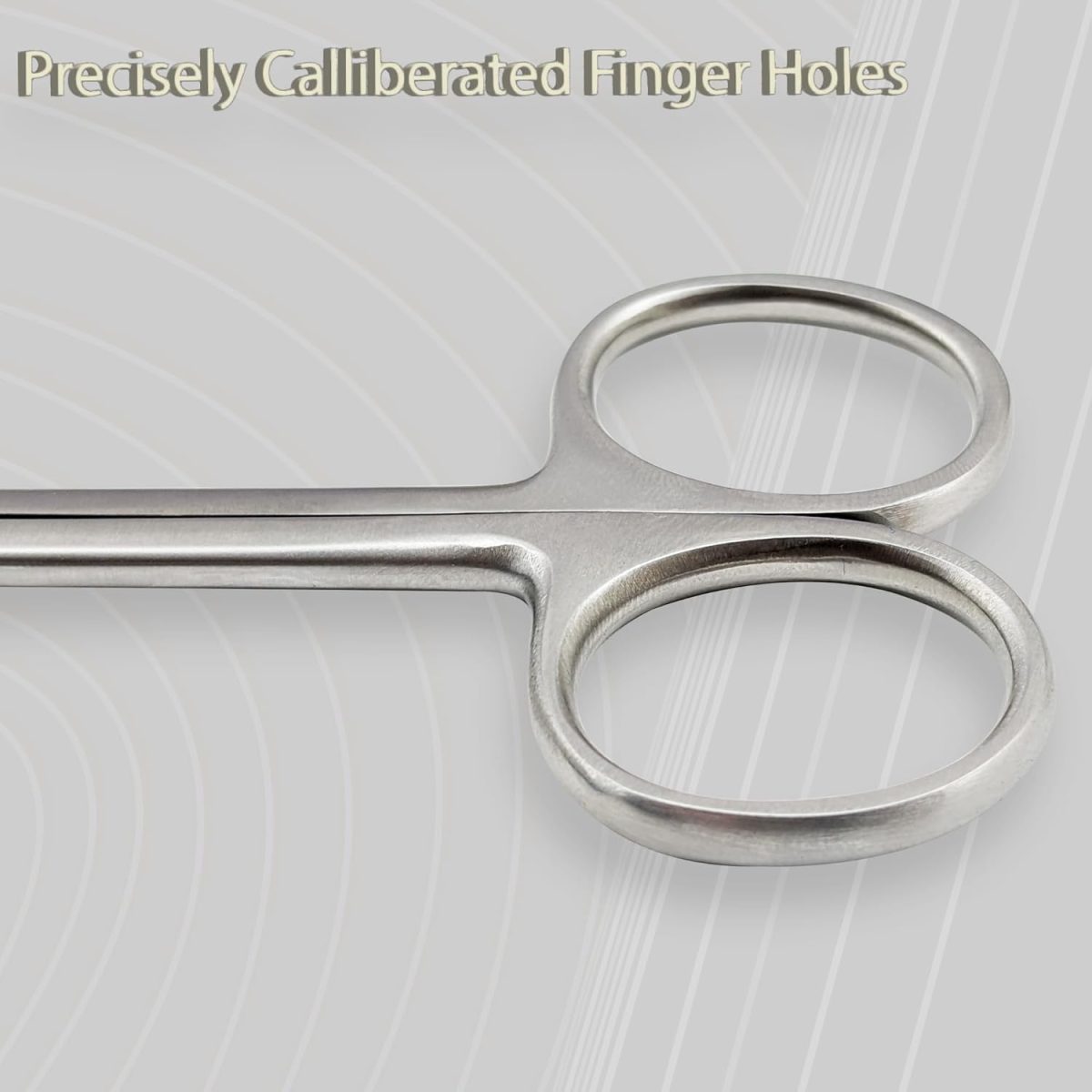 ⁦MJW Iris Scissors Fine Point 11cm 4.5" Jaw Paper Scissors Office Bandage Sharp Scissors Curved/Straight Two Shapes Available (Curved)⁩ - الصورة ⁦4⁩