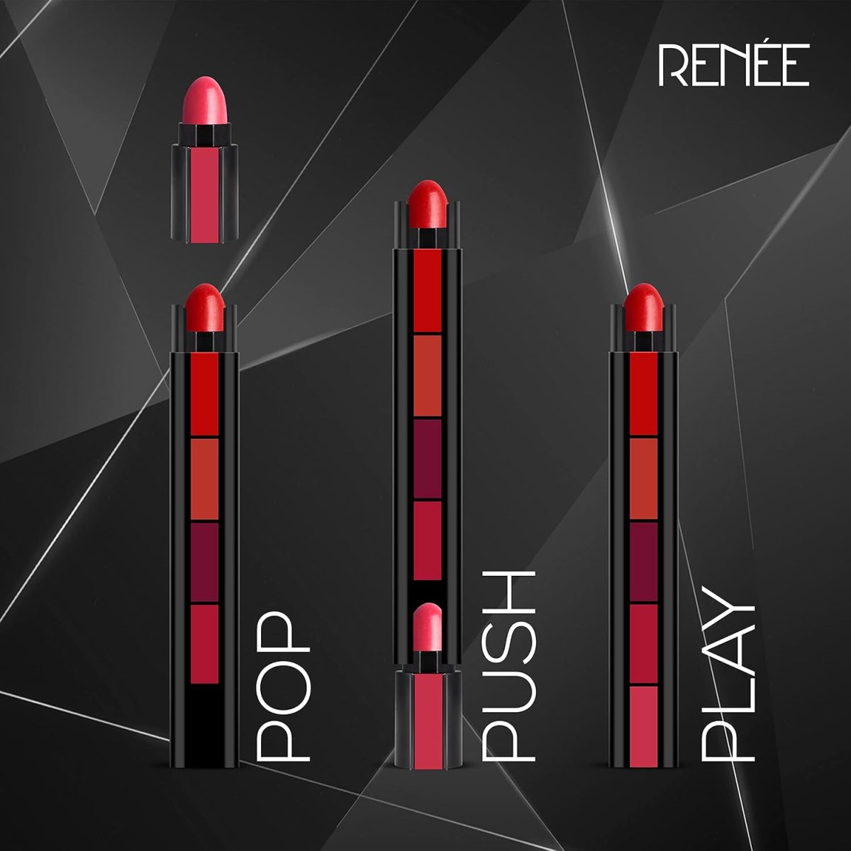⁦RENEE Fab 5 5-In-1 Lipstick, 7.5gm⁩ - الصورة ⁦3⁩