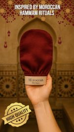 ⁦Premium Organic 100% Silk Kessa not viscose/ليفة حمام مغربي/Glove/Mitt for Pain-Free exfoliation - Moroccan Hammam Bath - Deep Exfoliation - Ideal for All Skin Types to be used w/o Black Soap⁩ - الصورة ⁦4⁩