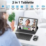 ⁦Android Tablet, 11 Inch Tablet Android 14 with Keyboard, 12GB + 256GB, 1TB Expand, Tablet PC with Octa-Core, 8000mAh, 2.4G/5G WiFi, 13MP + 5MP Camera, 2-in-1 Tablet with Keyboard Bag, Mouse, Stylus⁩ - الصورة ⁦2⁩