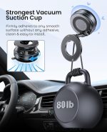 ⁦Magnetic Car Phone Holder for Dashboard – Universal 360° Rotation Mobile Phone Mount with Extra Strong Magnet – Hands-Free Secure Grip Stable and Compact Car Phone Stand Compatible with All Smartphone⁩ - الصورة ⁦2⁩