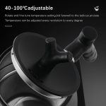 ⁦Smart Gooseneck Electric Kettle 1.0 Liter with Temperature Adjustment, 40-100°C Adjustable, 304 Stainless Steel, 36 Hour Thermal Preservation, Anti-Dry Burn Protection, 1000W Matte Black⁩ - الصورة ⁦7⁩