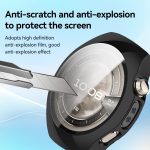 ⁦T Tersely Case and Screen Protector for Huawei Watch 5 46mm, All-around Anti Scratch Shockproof Protective Hard PC Full Cover Tempered Glass Compatible with Huawei Watch 5 (Black)⁩ - الصورة ⁦4⁩