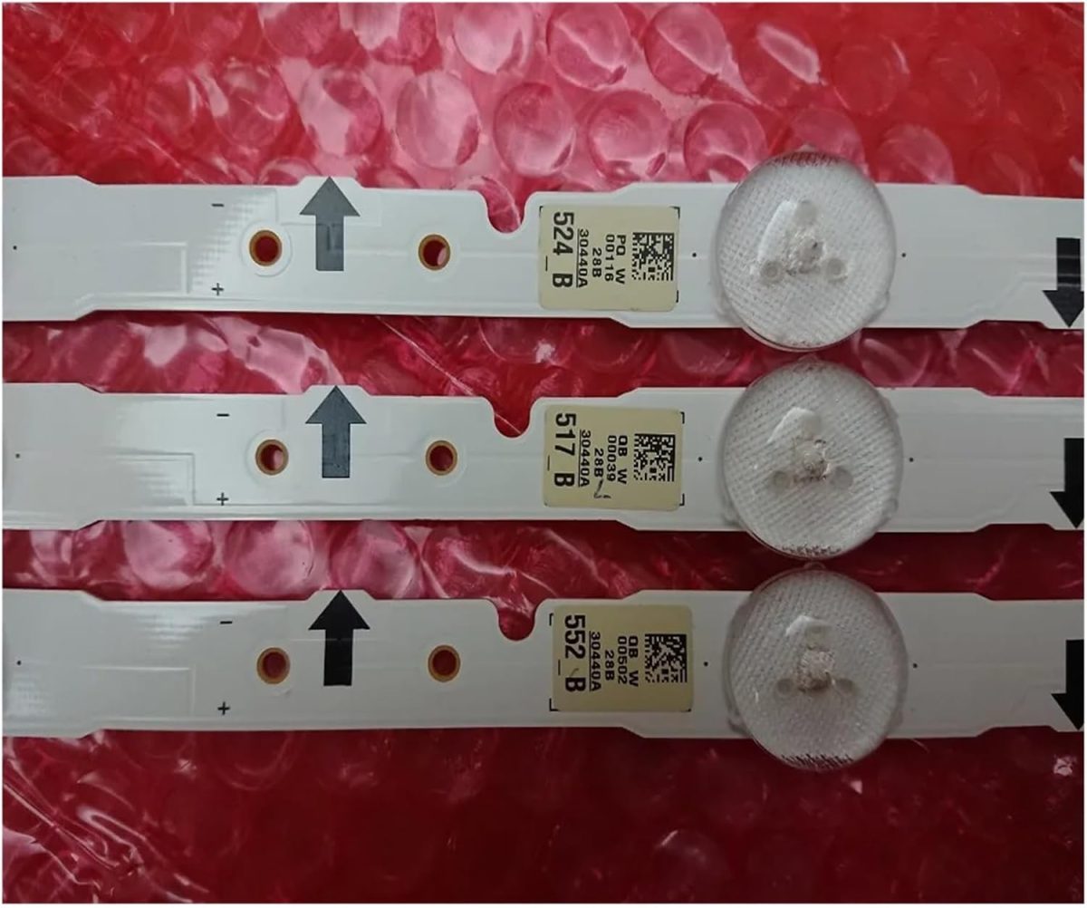 ⁦TILLOJJ New 3 PCS/set 6LED 560mm LED strip for Sam/s.ung UN28H4000AF UN28H4500AF 2014SVS28_3228 D4GE-280DC0-R1 LM41-00099N BN96-30440A⁩ - الصورة ⁦3⁩