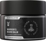 The Beard Struggle Warrior’s Beard Balm - Silver Collection, Viking Storm - Non-Greasy Low-Hold Formula, Luxurious Cologne-Grade Fragrances 100% Natural Ingredients - 50g / 1.76 US. oz.