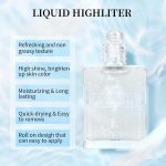 ⁦NALACAL Luxurious Roll-On Liquid Highlighter, Waterproof and Quick-Drying Shimmer Makeup for Face and Eyes, Long-Lasting Moisturizing Glitter Illuminator, Non-Greasy with Multiple Uses⁩ - الصورة ⁦4⁩