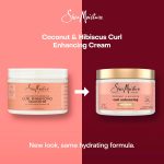 ⁦Shea Moisture Coconut & Hibiscus Curl Enhancing Smoothie, 12oz⁩ - الصورة ⁦3⁩