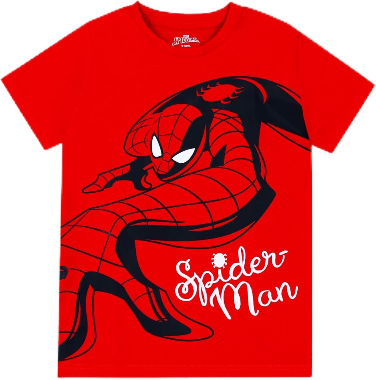 Marvel Boys Marvel Spiderman Kids Boys Short Sleeves T-Shirt Western (pack of 1)