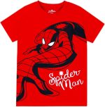 Marvel Boys Marvel Spiderman Kids Boys Short Sleeves T-Shirt Western (pack of 1)